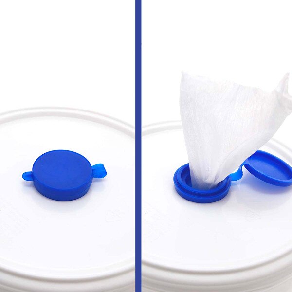 Sanidry Wipes, closed/open